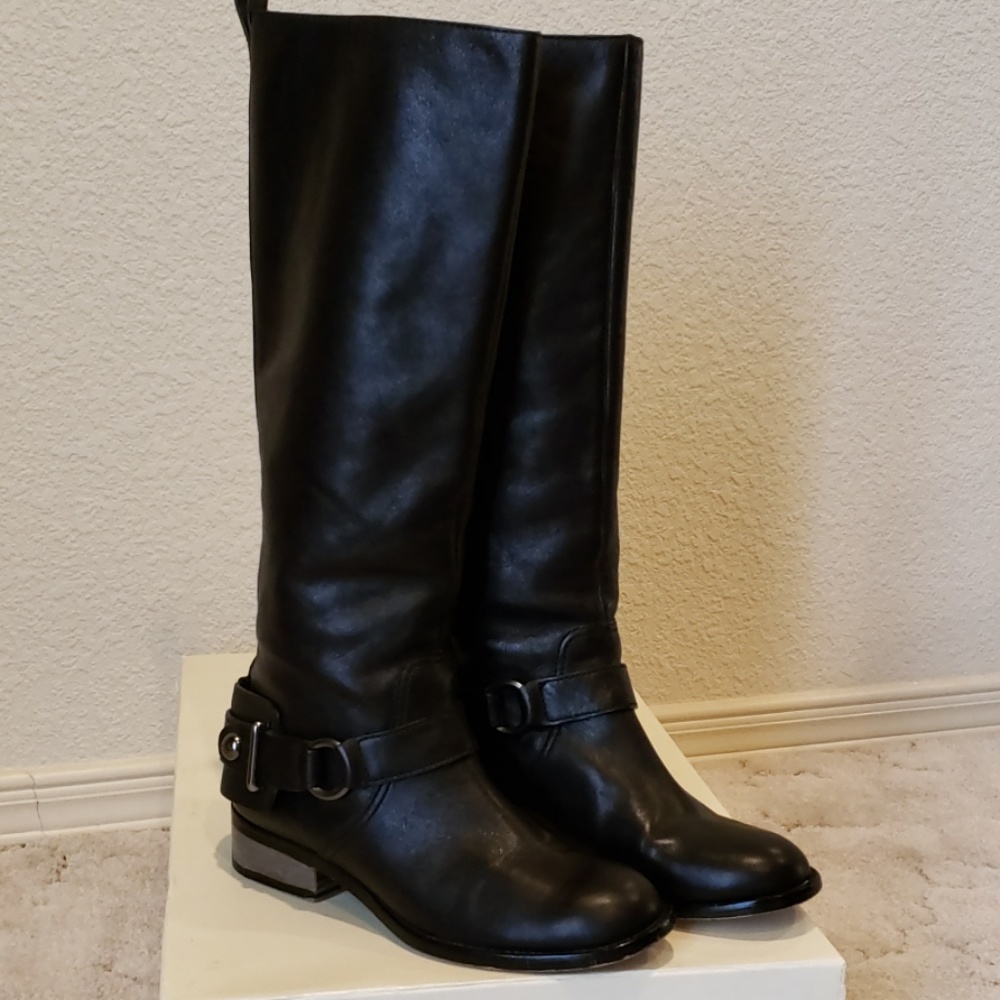 Coach Black Riding Boots